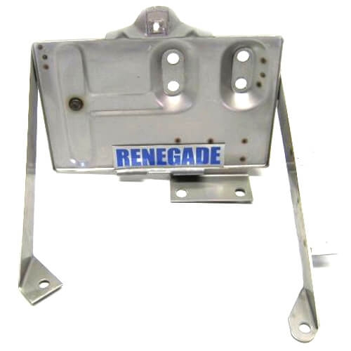 Jeep CJ Battery Tray Kit Stainless Steel 76-86