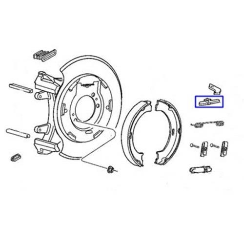 Jeep Wrangler TJ Grand Cherokee ZJ ZG parking brake lever