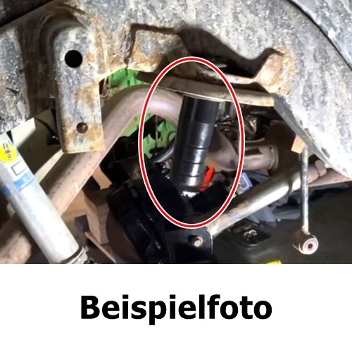 Jeep Wrangler TJ 2-piece set coil spring axle stop front extended 125mm 96-06