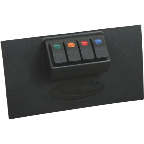 Jeep Wrangler JK lower console dashboard switch console with 4 switches 07-10