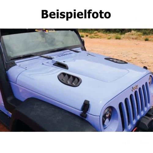 Jeep Wrangler JK middle hood scoop black paintable Daystar 07-18