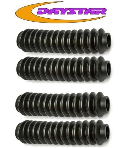 Jeep 4er Set Universal Manschette Stoßdämpfer Stoßdämpfermanschette Staubmanschette schwarz