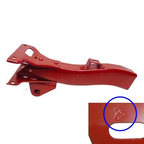 Ford GPW 18” front left Repair Frame Chassis with gusset & "F" Mark 42-45