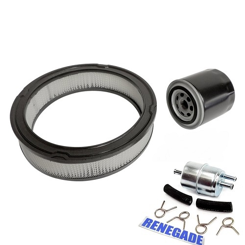 Jeep Wrangler YJ 4.2 liters Filter package air filter fuel filter & oil filter 87-90