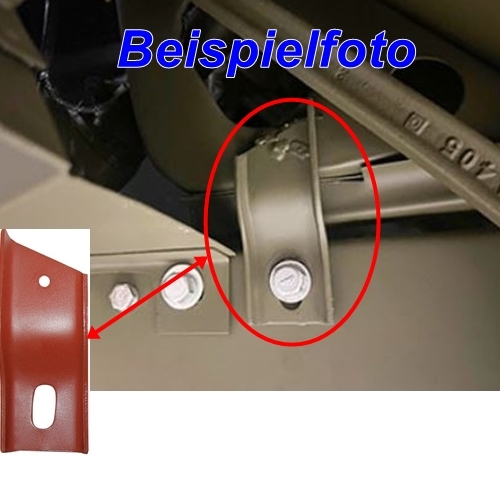 Jeep Willys MB CJ2A Ford GPW Toe Board Gusset left 42-49