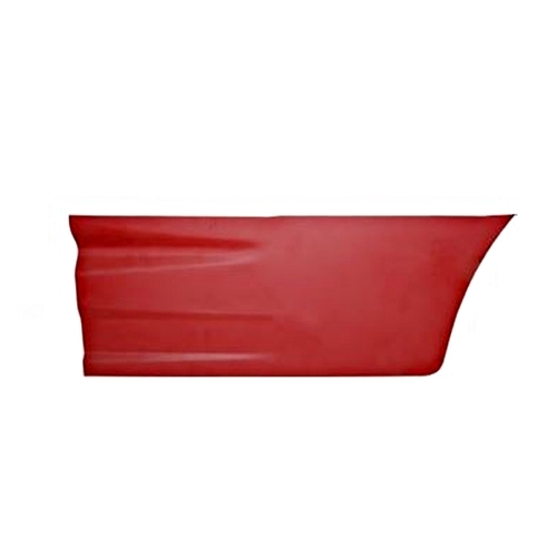 Jeep Willys MB Ford GPW vorderes unteres Reparaturblech vom Seitenteil hinten links 42-45