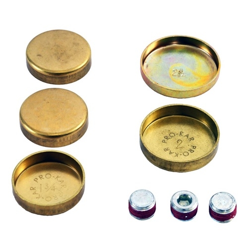 Jeep CJ 2,5 ltr. AMC Engine Expansion Plug Kit 7pcs. Brass Enginetech 83-86