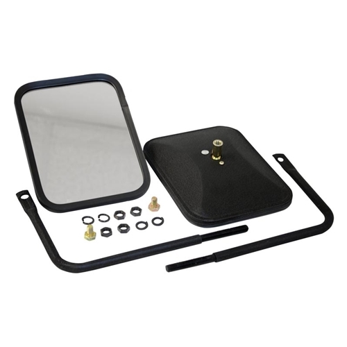 Jeep Wrangler TJ Set Trail Außenspiegel Türscharnierspiegel schwarz 8"x 6" 96-06