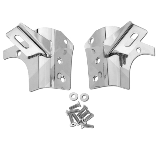 Jeep Wrangler TJ Windshield Light Bracket Kit Stainless 97-06