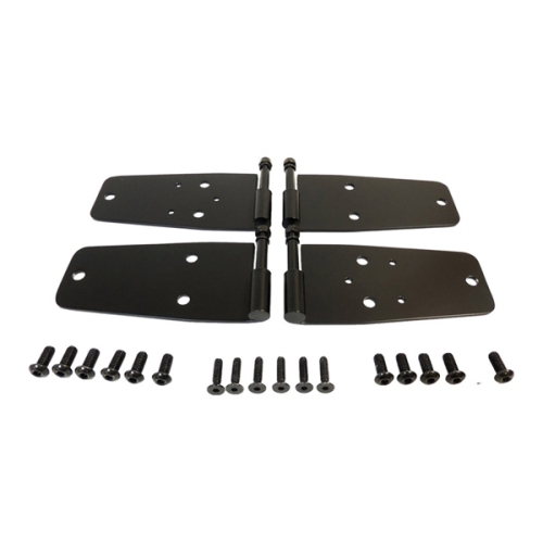 Jeep CJ Türscharnier Scharniere Set für Vollstahltüren schwarz Edelstahl 76-86