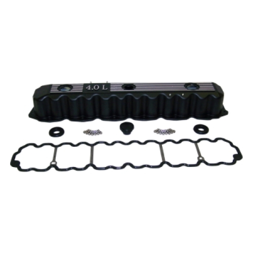 Jeep Grand Cherokee ZJ ZG Valve Cover Aluminum Kit Black 93-98