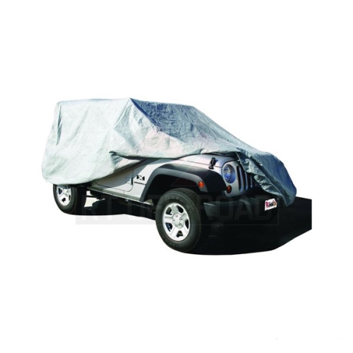 Jeep Wrangler JK 2türer Abdeckung Full Car Cover Grau mit Aufbewahrungstasche 07-18