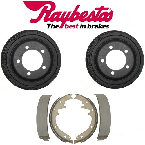 Jeep CJ Satz Bremstrommeln mit Bremsbeläge vorne oder hinten 11" Raybestos 74-78