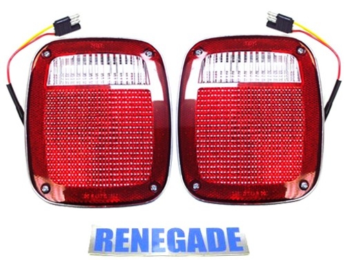 Jeep CJ Tail Lamp Set Left & Right Side US Version 81-86