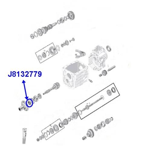 Jeep CJ CJ5 CJ6 CJ7 CJ8 input shaft seal for T4, T5 or T18 manual transmission 66-86