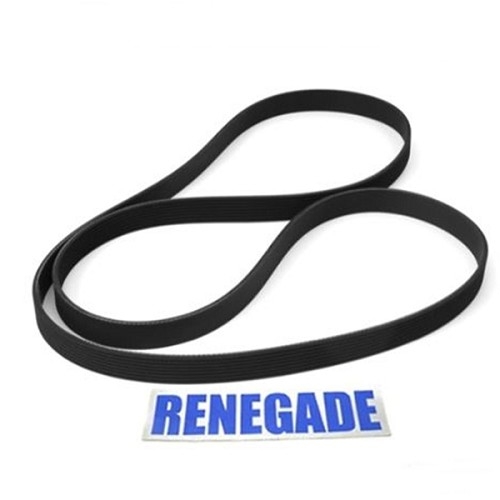 Jeep Wrangler YJ 2.5 & 4.2 liters Flat belt V-belt V-ribbed belt with servo 87-90