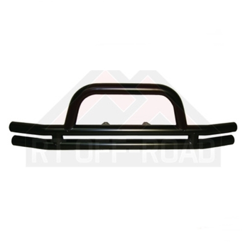 Jeep Wrangler JK 3" front Double Tube Bumper black Textured 07-15