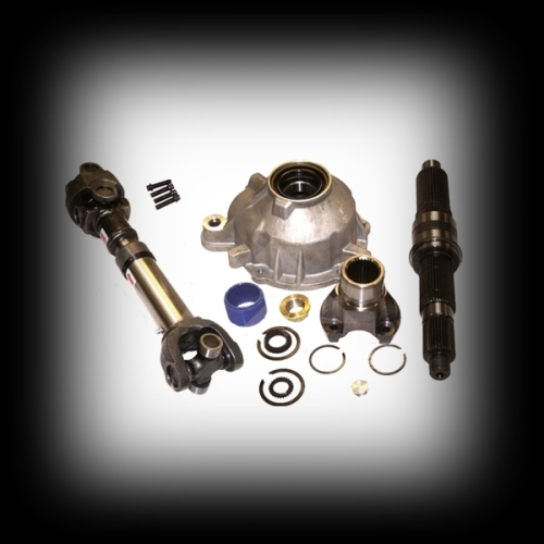 Jeep Wrangler YJ TJ Slip Yoke Eliminator Kit with Heavy Duty 16.5" Driveshaft 87-06
