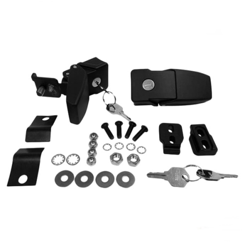Jeep Wrangler JK Locking Hood Catch Kit with keys 07-18