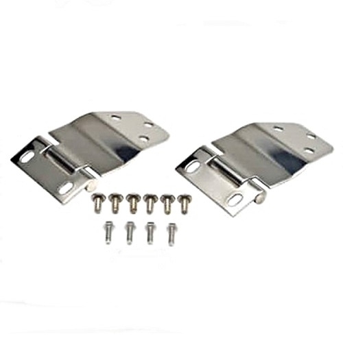 Jeep CJ Heckklappenscharnier Scharniere Hardtop oben Hardtop Edelstahl incl. Schrauben 76-86