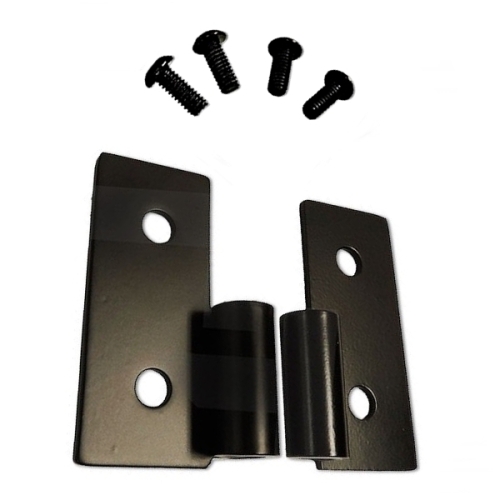 Jeep CJ Lower Door Hinge Set Black Stainless Steel year 55-86