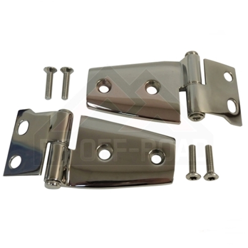 Jeep Wrangler JK Hood Hinge Set Stainless Steel 07-15