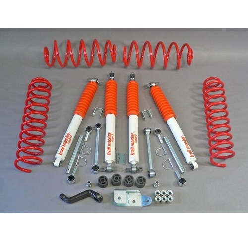Höherlegung Fahrwerk Trailmaster mit TÜV 4 Zoll +100mm TJ nur 4 Zylinder Bj. 03-06