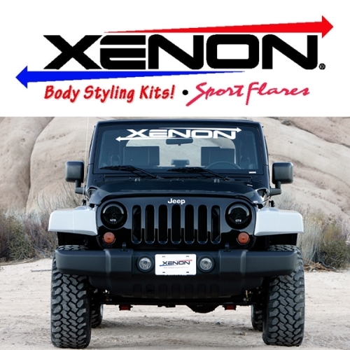 Jeep Wrangler JK 4türer Kotflügelverbreiterung Verbreiterung 6-teilig Xenon Polyurethan Step Down Design 1,6" breiter als Orginal 07-15