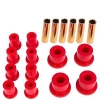 Jeep Wrangler YJ red Polyurethan rear Leaf Spring & Shackle Bushings Prothane 87-95