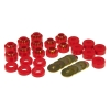 Jeep Wrangler TJ red Standard Body Mount Bushing Set Prothane 96-06