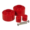 Jeep Wrangler TJ +1,5" red front Polyurethan Spring Isolator Kit Prothane 96-06