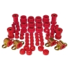 Jeep CJ CJ5 CJ7 red Body- & Suspension Bushing Complete Set Prothane 80-86