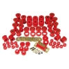 Jeep Wrangler YJ red Body- & Suspension Bushing Complete Set Prothane 87-95