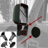Jeep Wrangler JK Spiegel Halter Set Außenspiegel Stahl schwarz 07-18