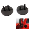 Jeep Wrangler JK 2er Set schwarze Abdeckungen Außenspiegelhalter Spiegel Türspiegel 07-18