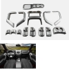 Jeep Wrangler JK 4türer Set Decor Blenden Innendecorblenden Silber gebürstet Automatikgetriebe 11-18