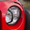 Jeep Wrangler JK Elite headlight grille lamp guard grille black structured 07-18