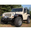 Jeep Wrangler JK Wind Deflectors 2-Piece Front Smoked Glass Acrylic Window Visors 07-18