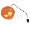 Jeep CJ indicator orange Euro style front incl. bulb socket cable 76-86