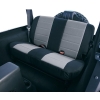 Jeep Wrangler TJ Polycotton Seat Cover Gray Black Rugged Ridge 03-06