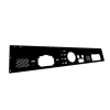 Jeep CJ5 CJ7 CJ8 dashboard black sheet metal with cutout for radio and speakers 76-86
