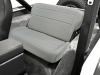Jeep Wrangler YJ Sitzbank Rücksitzbank Sitz klappbar grau Charcoal Denim 87-95