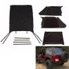 Jeep Wrangler TJ Unlimited Montana Bowlless Fastback Verdeck mit getönten Scheiben Schwarz Diamond 04-06