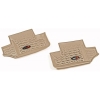 Jeep Wrangler JK set of 2 reat TAN floor Liners All Terrain Rugged Ridge 07-18