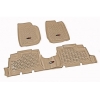 Jeep Wrangler JK 4-door Set front & rear TAN floor liners All Terrain Rugged Ridge 07-18