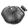 Jeep Cherokee XJ Differential Cover Cast Aluminum Reinforced Black Dana 44 Rear Axle 87-90