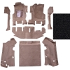 Jeep Wrangler TJ Cutpile Original Style Standard Carpet Complete Set Footwell & Trunk Black 96-02