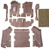 Jeep Wrangler TJ Cutpile Orginal Style Standard Teppich Komplett Set Fussraum & Kofferaum Medium Beige 03-06
