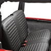 Jeep Wrangler TJ seat covers rear seat cover black Denim Bestop 97-02