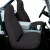 Jeep Wrangler YJ Seat Covers Pair vinyl fabric Front Black Denim Bestop 92-95